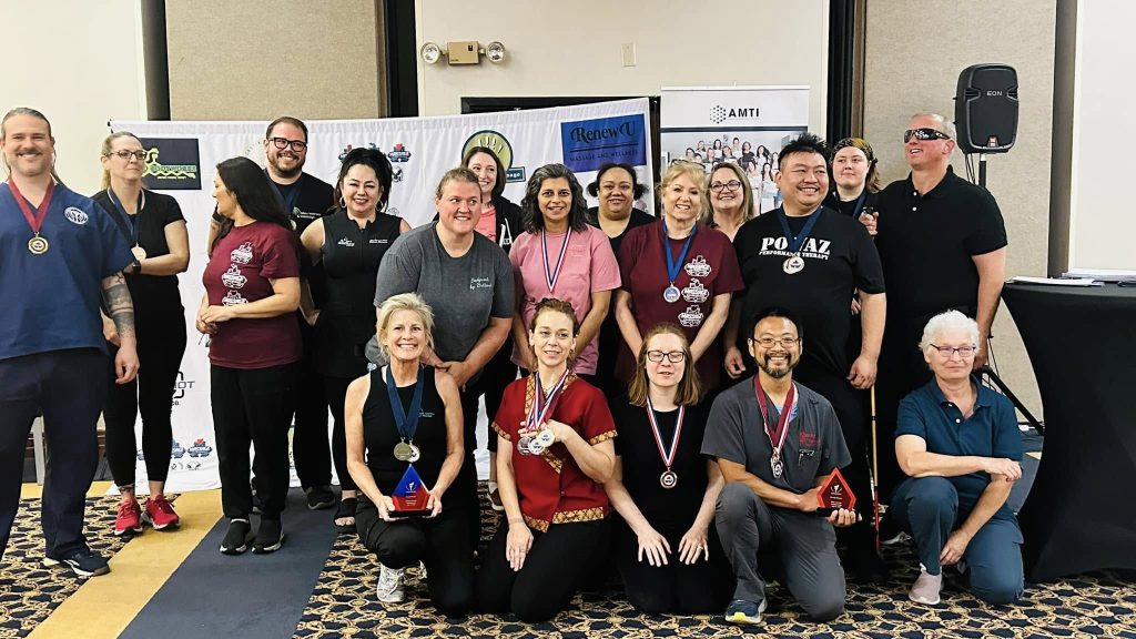 Members of Michigan, Ohio, and Indiana Massage Championships 2024